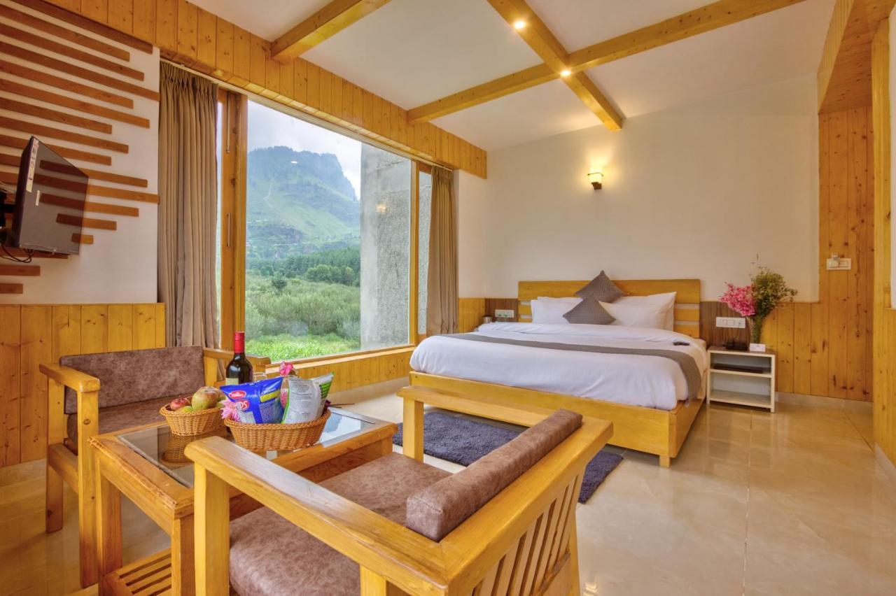 La Aero Resort Home In Snow Mountains Manāli Kültér fotó
