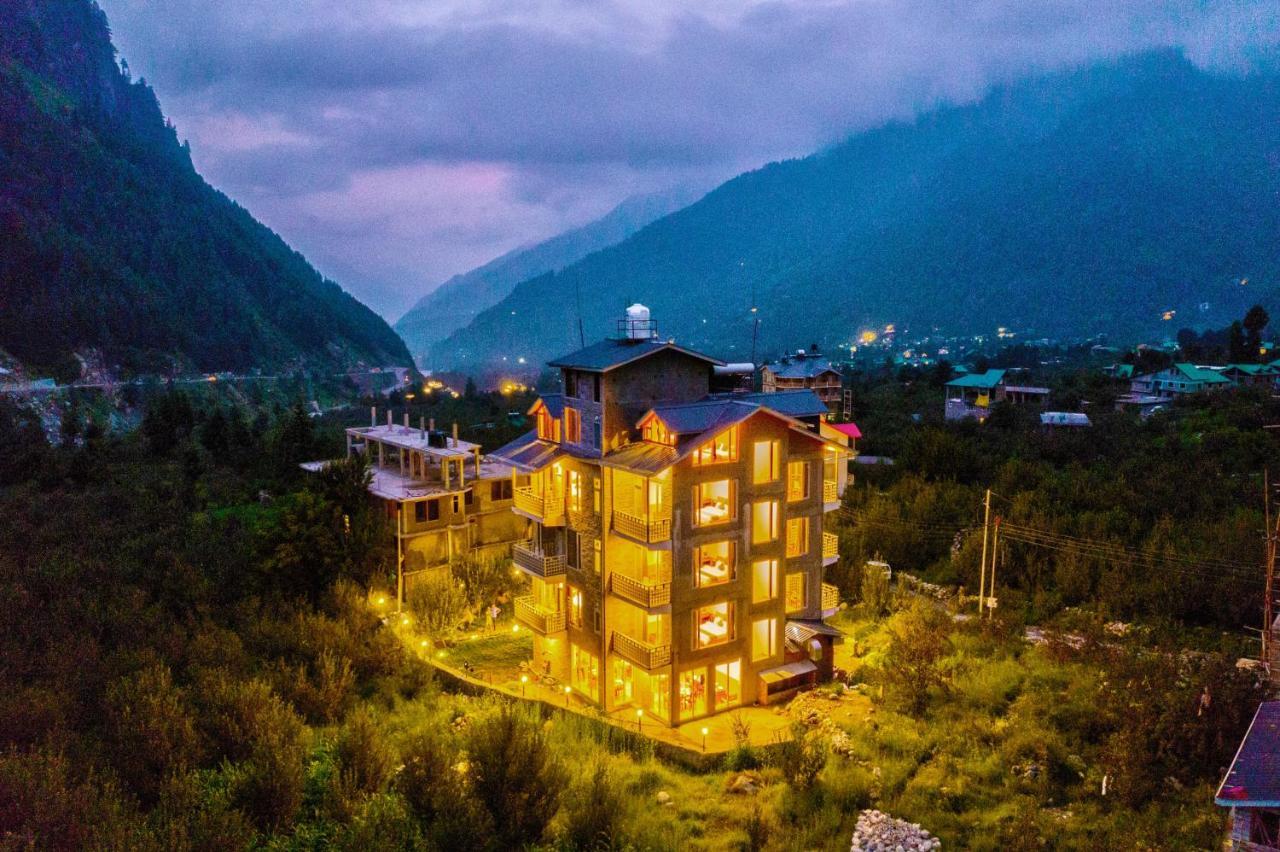 La Aero Resort Home In Snow Mountains Manāli Kültér fotó