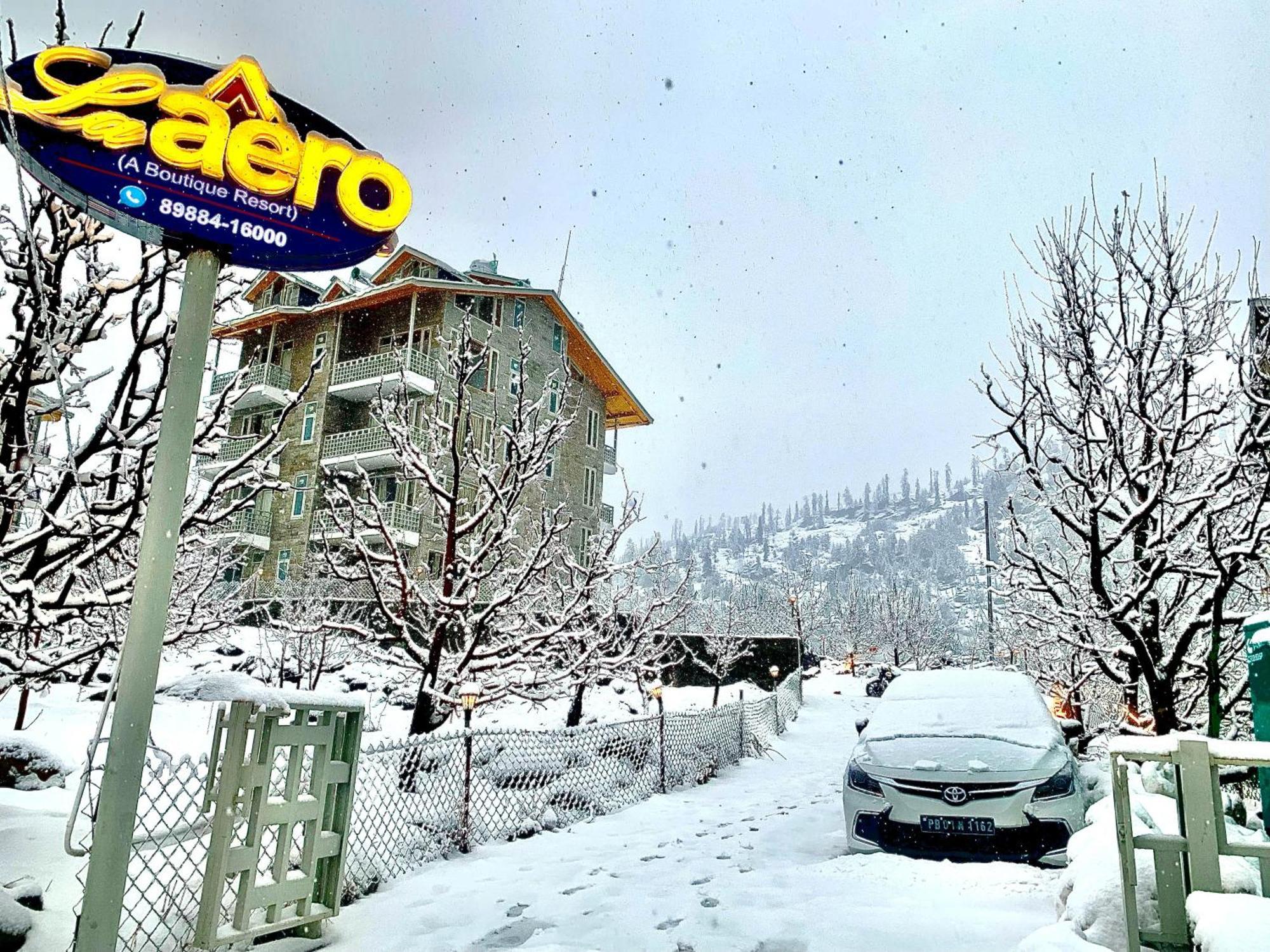 La Aero Resort Home In Snow Mountains Manāli Kültér fotó