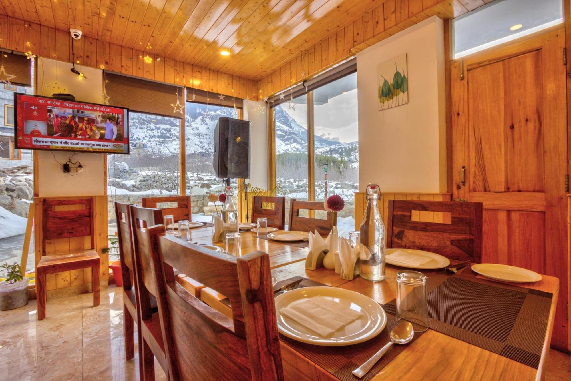 La Aero Resort Home In Snow Mountains Manāli Kültér fotó