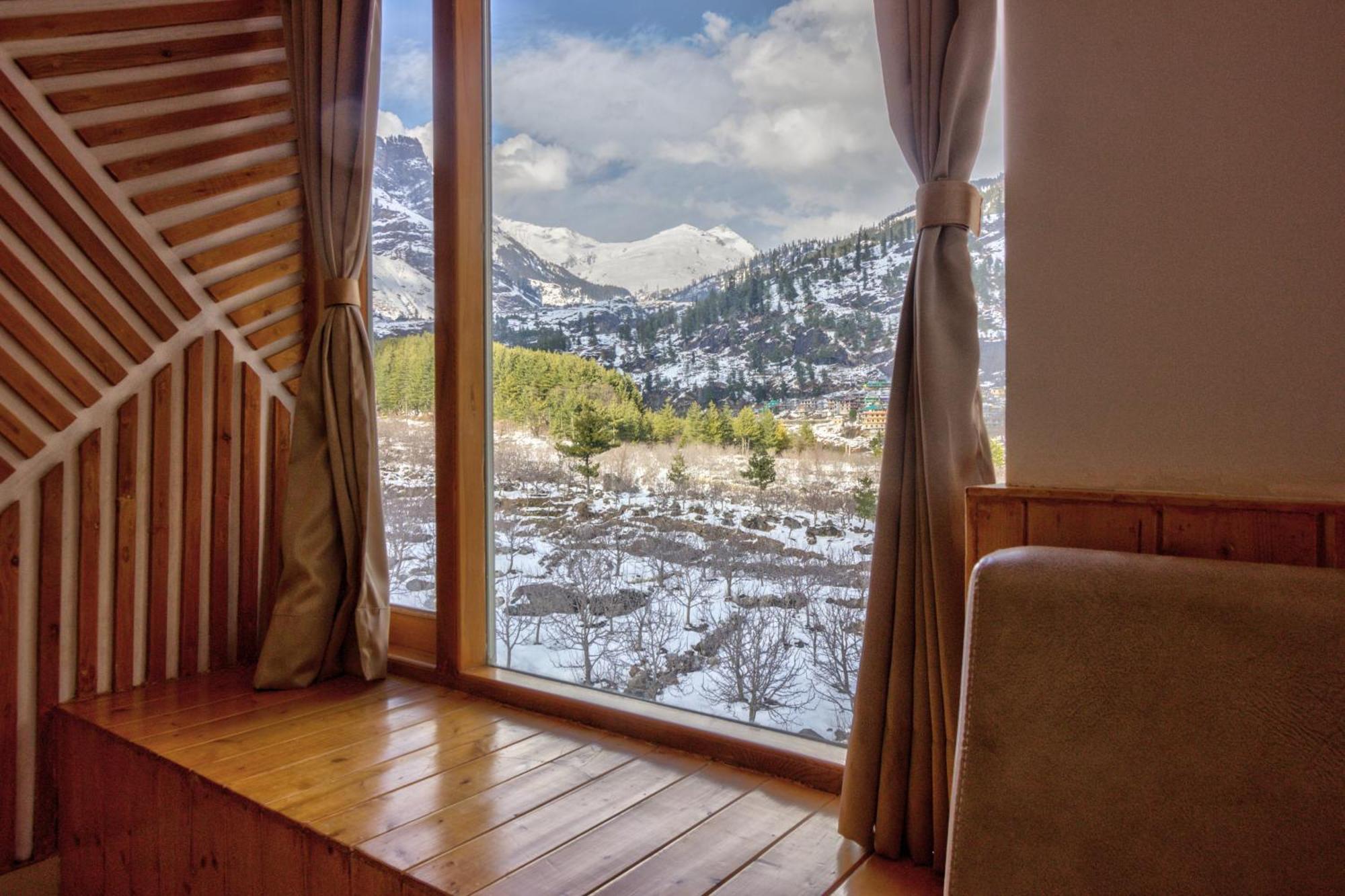 La Aero Resort Home In Snow Mountains Manāli Kültér fotó